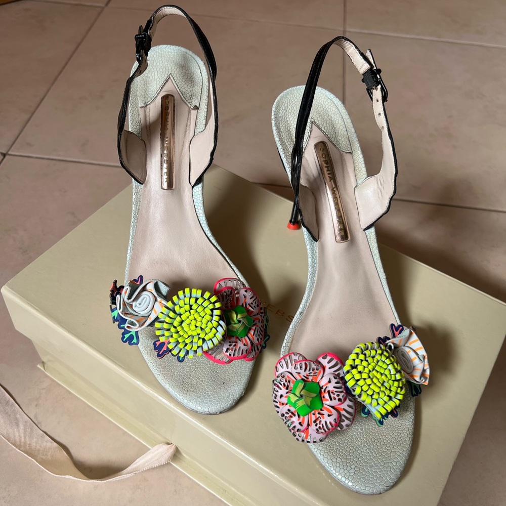Sophia Webster Lilico Underwater sling back heels size 41